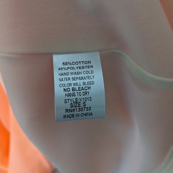 NWT Kori Sleeveless Coral Mini Babydoll Dress - Picture 5 of 7